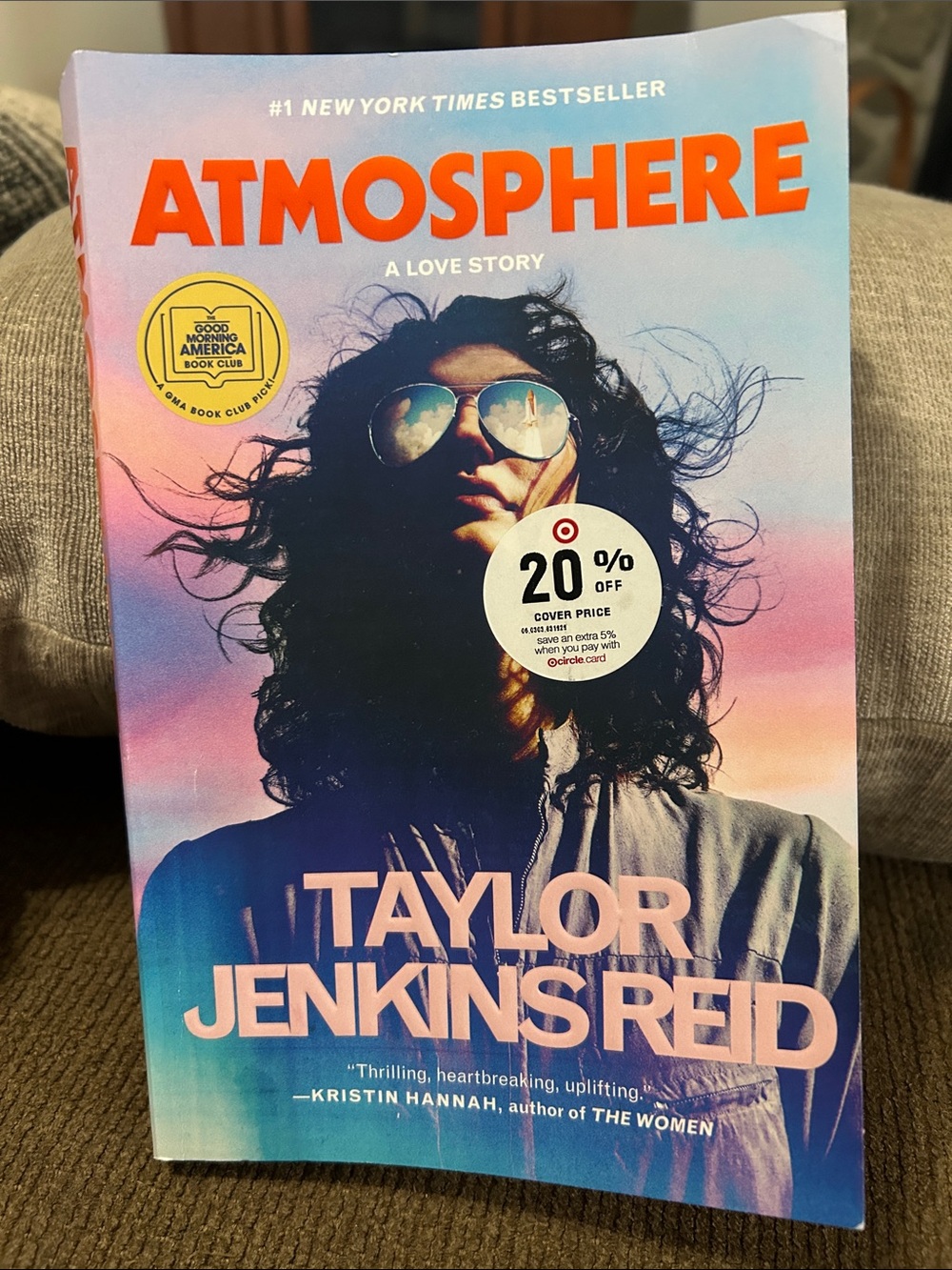 Atmosphere by Taylor Jenkins Reid - Vibrant Gradient Cover